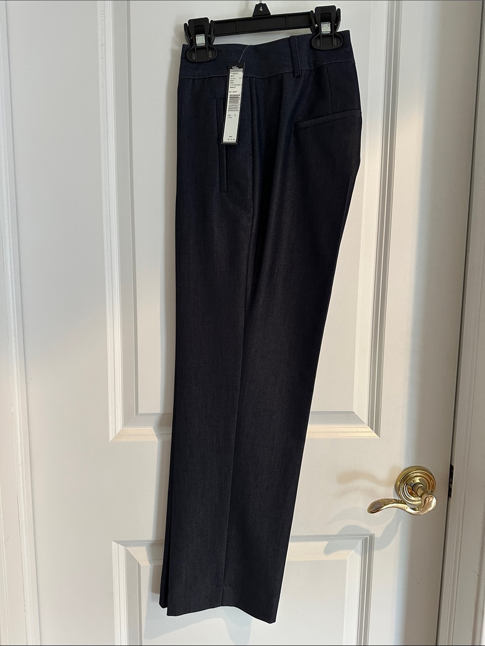 NWT Tahari Roxy Trouser in Dark Navy Sz 4
